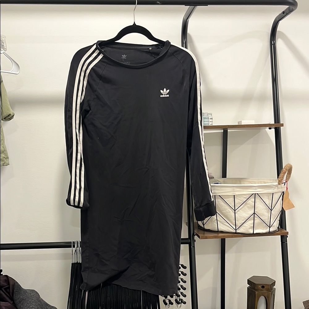 Adidas Black Long Sleeve Dress